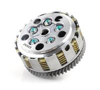 Ensemble Embrayage Drive Disque de friction central d'embrayage extérieur pour Haojue, compatible avec Suzuki 125cc HJ125K GS125 GN125 GZ125 GS GN 125, pièces de rechange(A set)