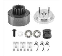Ensemble embrayage RC (cloche, pignon 14T, roulement, mâchoires, ressorts, cône et écrou moteur) pour voiture RC nitro 1/8