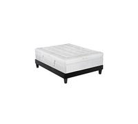 Ensemble EMPEREUR 140x190 cm - Matelas Mémoire de forme + Sommier Bois