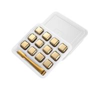 Ensemble en acier inoxydable avec plateau de rangement - Solution de refroidissement de boissons haut de gamme, 8 pièces dorées avec clip(12 Gold With Clip)