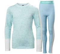 Ensemble en laine mÃ©rinos fille Helly Hansen Graphic Lifa Bleu 14 ans