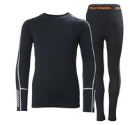 Helly Hansen Lifa Merino Midweight Long Sleeve Base Layer Set Bleu 12 Years Enfants