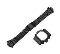 Ensemble en métal pour Big G Block GX-56BB GXW-56 Bracelet du boîtier de la bande de montre en acier de précision modifiée (noir, pour GXW-56)