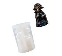 Ensemble en silicone Halloween pour lunettes de mort et corbeaux | Idéal pour Halloween et la création artistique, convient pour les projets de fabrication, la décoration de la maison et les