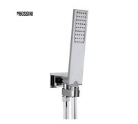 Ensemble encastré avec support orientable, douchette et flexible FLAT-ONE Chromé - BOSSINI C13011C030