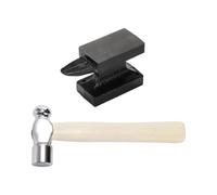 Ensemble enclume et marteau en fonte pour fabrication de bijoux DIY