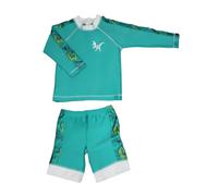 Ensemble enfant anti-uv : dinosaures vert 3A