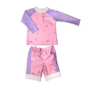 Ensemble enfant anti-uv : licornes rose 3A