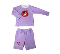 Ensemble enfant anti-uv : mimie violet 12M