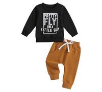 Ensemble Enfant Bébé Garçon Ensemble Jogging Bebe Ensembles Sweat Bébé Mignons Imprimé Bebe Ensembles De Survêtement Unisexe Automne Printemps Hiver 2 Pièces