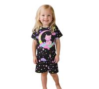 Ensemble Enfant Garcon Ete Ensemble Court d'Été Mignon Bébé Garçons 2 Pcs Enfant Garçon Tailleur 2 Pieces Été Filles Costume d'Été Vêtements Set Imprimé Animale Tailleur Taille Elastique #Y