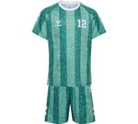 Hummel Shimmer Short Sleeve Set Vert 176 cm Enfants