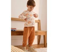 Ensemble enfant sweat et pantalon en gaze de coton tango marron 12M(74CM)