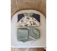 Ensemble Enfant Sweat Et Pantalon En Molleton Boavista Kaki 3A
