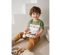 Ensemble Enfant T-shirt Et Pantalon En Gaze De Coton Gabin Camel 36M(97CM)