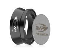 Ensemble entonnoir et rondelle de dosage pour expresso de 58 mm, anneau de dosage magnétique, filtre à café réutilisable en acier inoxydable de 58 mm, compatible avec les accessoires de machine à