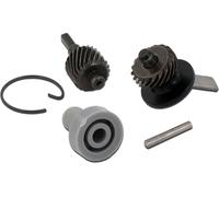 Ensemble : Entraînement de compteur - 5 pièces pour pignon de chaîne 16Z - Simson S50, KR51/1 Schwalbe, SR4-2 Star, SR4-3 Sperber, SR4-4 Habicht