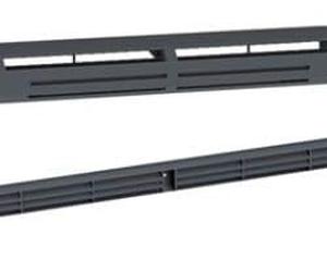 Ensemble Entrée d'air et grille de façade hygroréglable - Gris Anthracite - 423467 - Atlantic