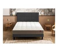 Ensemble Epeda Destination + Sommier Confort Ferme 200x200 - Double Sommier Blanc