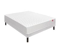 Ensemble Epeda DESTINATION + Sommier Escale confort ferme + Pieds 90x190 Ressorts