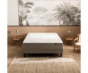 Ensemble Epeda Échappée + Sommier Confort Ferme 160x200