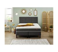Ensemble Epeda Enchanteur Gris Chiné 200x200 - Double Sommier