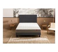 Ensemble Epeda Itinéraire + Sommier Confort Ferme 160x190 - Double Sommier Blanc