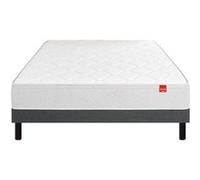 Ensemble Epeda Itinéraire + Sommier Confort Medium 140x190 Blanc