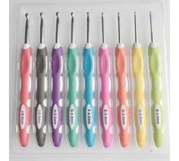 Ensemble Ergonomique Avec Aiguille Pour Crochet, Aiguille Pour Crochet, Accessoires De Couture, 9 Pièces/Ensemble