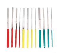 Ensemble ergonomique de 12 pièces plates et obliques fabriqué en acier 45 et galvanoplastie pour une haute résistance à l'usure et une manipulation confortable