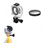 Ensemble étanche compatible avec Insta360 GO Ultra, boîtier de plongée de 50 m de profondeur avec filtre, poignée flottante, insert anti-buée, pour sports sous-marins et vlogging (CPL)