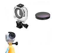 Ensemble étanche compatible avec Insta360 GO Ultra, boîtier de plongée de 50 m de profondeur avec filtre, poignée flottante, insert anti-buée, pour sports sous-marins et vlogging (appareil photo