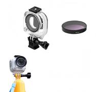 Ensemble étanche compatible avec Insta360 GO Ultra, boîtier de plongée de 50 m de profondeur avec filtre, poignée flottante, insert anti-buée, pour sports sous-marins et vlogging (appareil photo