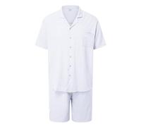 Ensemble Ete Homme 2 Piece Corte Set Da Due Pezzi Camicia A Maniche Corte Con Bottoni in Tinta Unita Abbigliamento Spiaggia Casual Taglie Forti Pulls Homme Ensemble Jogging (White XL)