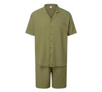 Ensemble Ete Homme 2 Piece Corte Set Da Due Pezzi Camicia A Maniche Corte Con Bottoni in Tinta Unita Abbigliamento Spiaggia Casual Taglie Forti Pulls Homme Ensemble Jogging (M)