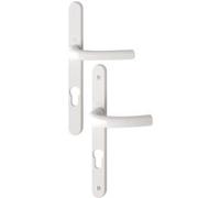 Ensemble étroit SR TOKYO entraxe 70mm type CLE I finition blanc - HOPPE - 1782833 Noir G