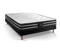 Ensemble Exclusive 140 x 190 cm sommier noir