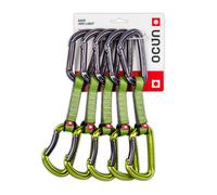 Ensemble express Ocún Faucon QD Pennsylvanie 16mm 10cm 5-pack vert