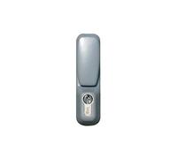 Ensemble exterieur antipanique bouton + cylindre alu Iseo