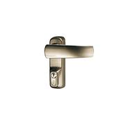Iseo - Ensemble béquille cylindre Grand modèle 94011003T Anti-vandalisme Gris