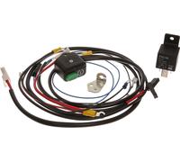 Ensemble : Faisceau électrique démarreur électrique, câble de démarrage avec bouton poussoir, bouton de démarrage et relais de commutation 12V + schém