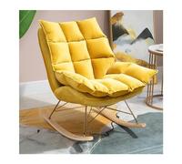 Ensemble fauteuil à bascule et repose-pieds, canapé simple relaxant pour le salon ou la chambre à coucher, petit appartement, balcon inclinable, mobilier de maison confortable