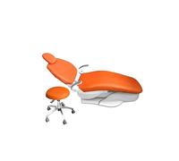 Ensemble Fauteuil Dentaire 4pcs,Housse pour fauteuil dentaire en soie de lait + film composite imperméable, pour fauteuil dentaire, siège, appui-tête (Color : D)