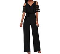 Ensemble Femme Chic Et Elegant Mariage, Ensemble Femme 2 Pièces Pantalons Costume De Soirée Cocktail Bal 3/4 Manches Chemise Et Taille Haute Décontracté Tenue Chic Elegant Outfits Suit 2024