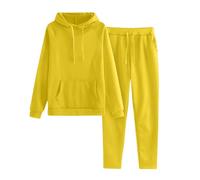 Ensemble Femme Jogging Survetement Veste Sweat Manches Longues Et Pantalons Longue Ensemble De 2 Pièces, Mode Et Confortable, Streetwear Travail Decontracté Couleur Unie Pour L'automne Et L'hiver