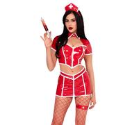 Leg Avenue Costume d’Infirmière Red Alert pour Femme - Taille S - Rouge