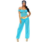 Ensemble femme Leg Avenue Arabian Beauty Turquoise M