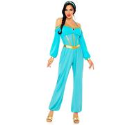 Ensemble femme Leg Avenue Princess Halter Turquoise L