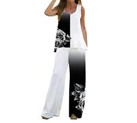 Ensemble Femme Pantalon Et Haut Chic Et Elegant Confortable Léger Pas Cher Grande Taille Ete 2 Pieces Tailleur Femme Soirée Mariage Décontractée Habillé Costume