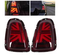 Ensemble feu arrière VLAND pour JCW Union Jack Feux arrière Lentille rouge Convient pour R56 R57 R58 R59 LCI moto feu Shipenophy